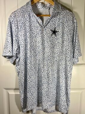 Antigua Dallas Cowboys Floral Polo NWT Men’s Large